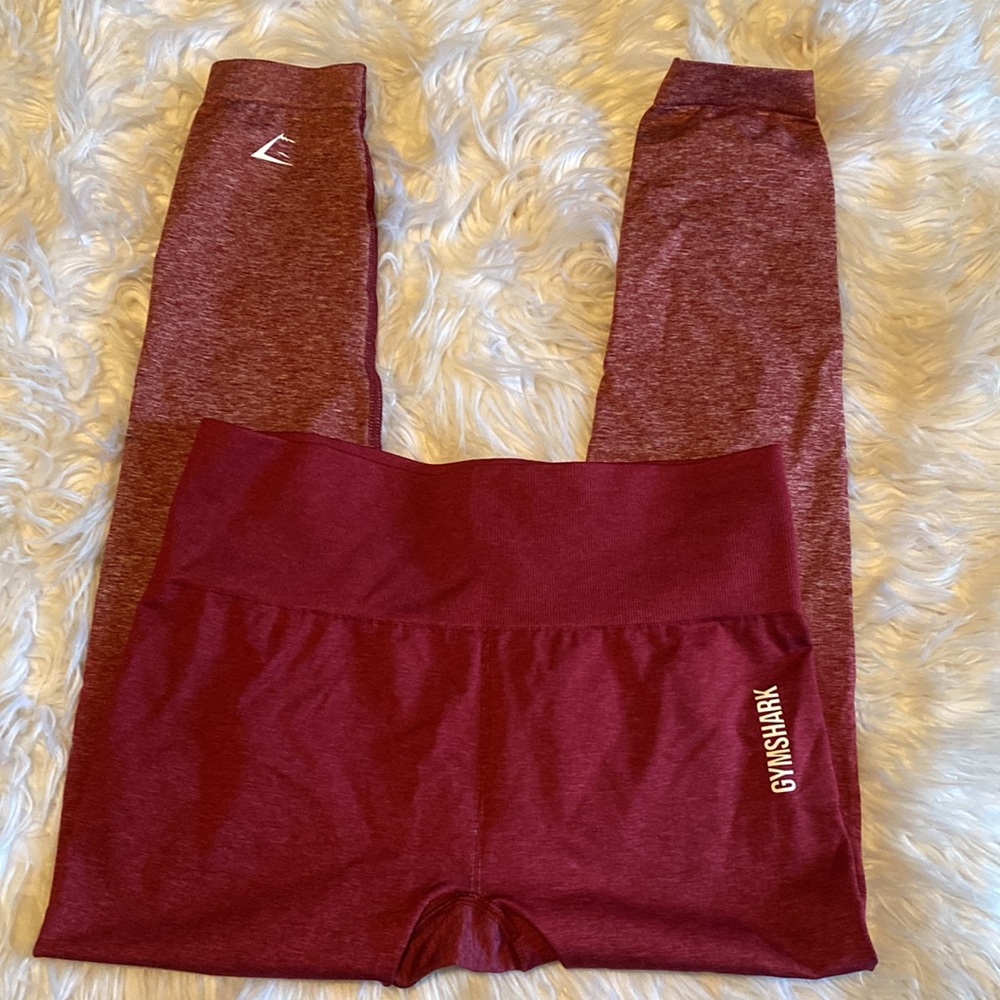 Red Ombré Gymshark Leggings